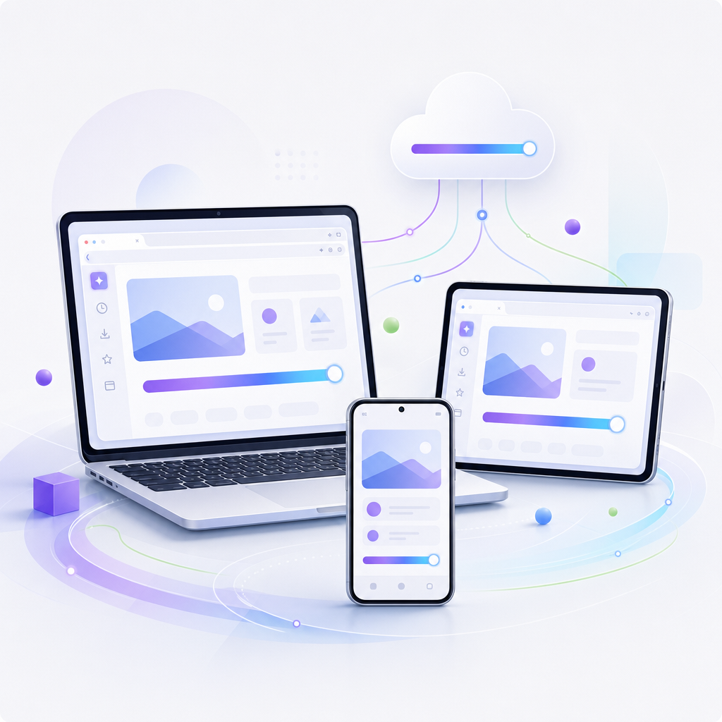 跨设备同步展示